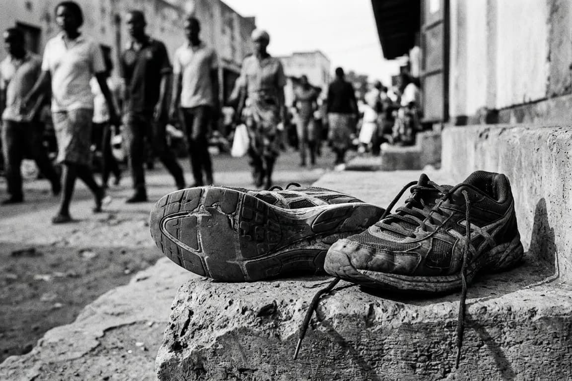 Photo - worn shoes